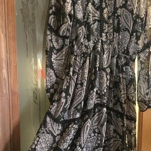 Tiered Midi Bohemian Style Dress